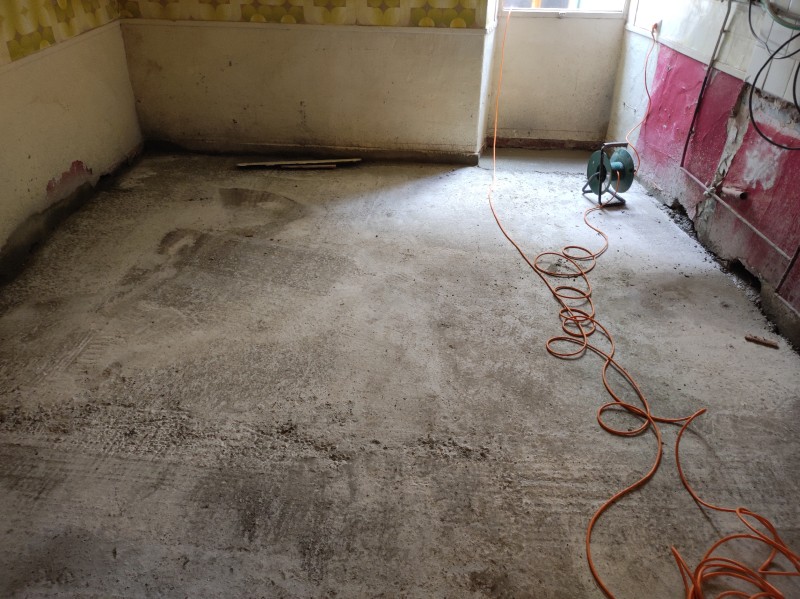 Démolition d'une voûte et création d'un planché béton