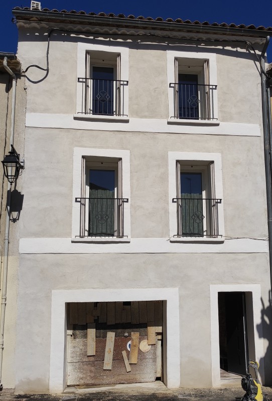 rénovation de façade secteur Pézenas.