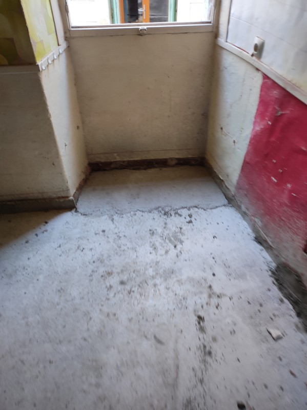 Démolition d'une voûte et création d'un planché béton